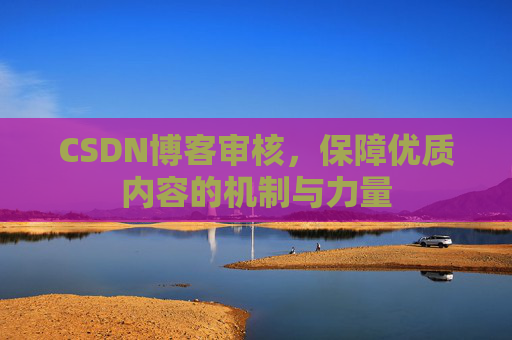 CSDN博客审核，保障优质内容的机制与力量